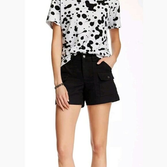 Marc Jacobs Shorts Black NWT $218 Patch Pocket 4 - Picture 1 of 7